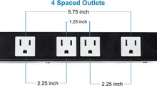 Load image into Gallery viewer, Opentron OT1043 Metal Power Strip Surge Protector