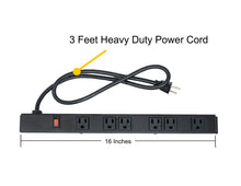 Load image into Gallery viewer, Opentron OT0160631 Metal Surge Protector Power Strip