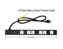 Load image into Gallery viewer, Opentron OT16063 Metal Surge Protector Power Strip