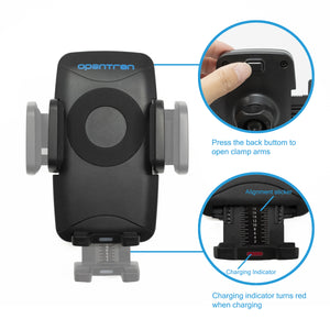 Opentron Wireless Car Charger Car Mount Air Vent Phone Holder